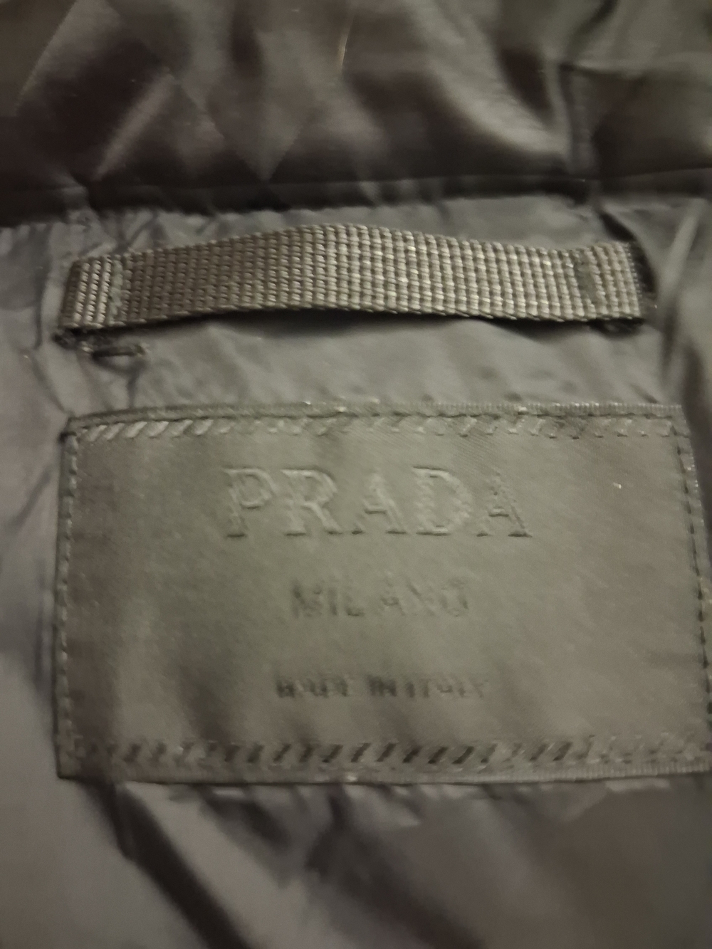 Prada Black Quilted Hooded Puffer Jacket - Picture 4 of 16